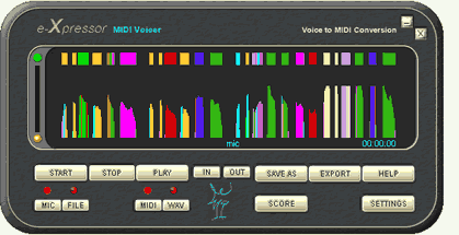 E-Xpressor MIDI Voicer Screenshot
